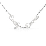 Multiple name necklace