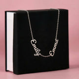 Multiple name necklace