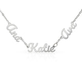 Multiple name necklace