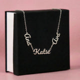 Multiple name necklace
