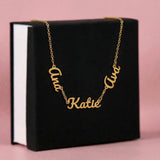 Multiple name necklace