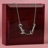Multiple name necklace