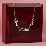 Multiple name necklace
