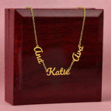 Multiple name necklace