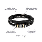 Love You Forever Will Never Lose (To My Grandson) – Bracelet