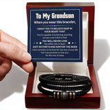 Love You Forever Will Never Lose (To My Grandson) – Bracelet