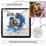 Circular pendant with meaningful message